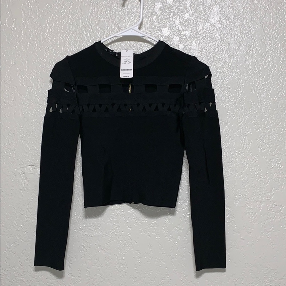 Bebe Open detail Bodycon Sweater XS